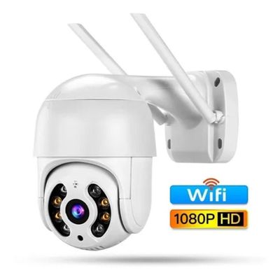 Câmera Ip Speed Dome Zoom 4x Ptz Wifi Prova De Água Externas