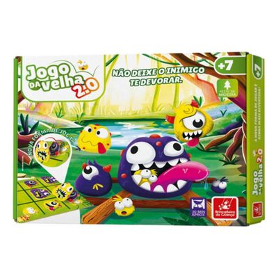 Jogo da Velha 2.0 Devore os Monstros Brincadeira de Criança