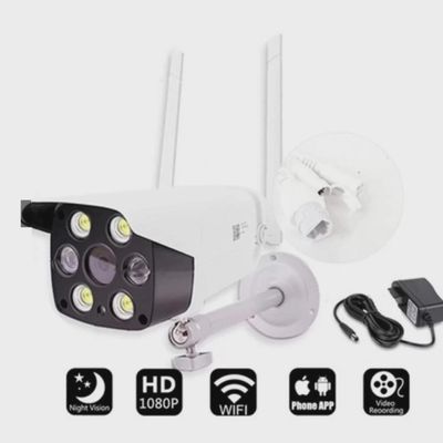 Câmera Ip Externa Prova D'agua Wifi Noturna 1080p