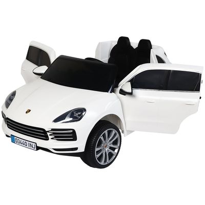 Carro Elétrico Infantil Porsche Cayenne S 12V Branco Bel Único / 12V