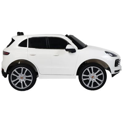Carro Elétrico Infantil Porsche Cayenne S 12V Branco Bel Único / 12V