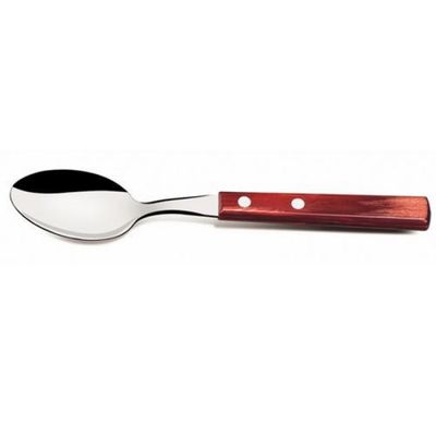Kit 12 Colher de Mesa Inox Polywood Vermelha - Tramontina