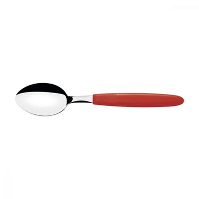 Colher de Mesa Tramontina Ipanema com Lamina em Aço Inox e Cabo de Polipropileno Vermelho