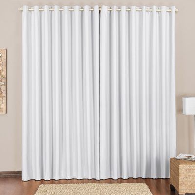 Cortina Blackout 2,00m x 1,70m Gelo Tecido Blackout Corta Luz Sala ou Quarto