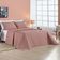 Kit Cobre Leito Espanha Casal King 03 Peças Micropercal 200 Fios Matelado White Line - Rosê