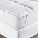 Protetor Colchão Pillow Top Premium Casal Queen MicroPercal 200 Fios Macio Camada Proteção - Branco