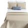 Kit Cobre Leito Colcha Quality Casal 3 Peças Percale 200 Fios Bordado - Cáqui