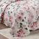Kit Cobre Leito Colcha Daily King 3 Peças Dupla Face Estampado Floral - Sirlene Palha