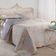 Kit Cobre Leito Colcha Daily King 3 Peças Dupla Face Estampado Floral - Patchwork 14