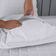 Kit Cobre Leito Colcha Dual Solteiro 2 Peças Matelado Dupla Face Liso - Branco