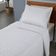 Kit Cobre Leito Colcha Dual Solteiro 2 Peças Matelado Dupla Face Liso - Branco