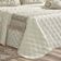 Kit Cobre Leito Colcha Tierry Queen 5 Peças Hipercal 180 Fios - Marfim