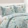 Kit Cobre Leito Colcha Daily Queen 3 Peças Dupla Face Estampado Floral - Floral 23 - 100% Poliéster