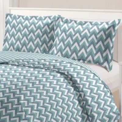 Kit Cobre Leito Colcha Daily King 3 Peças Dupla Face Estampado - Modelo 67 - 100% Poliéster
