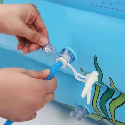 Bomba Inflador Desinflador Pé Mão Manual Encher Boias Piscina Sanfonada Colchão Bola Bote Inflável