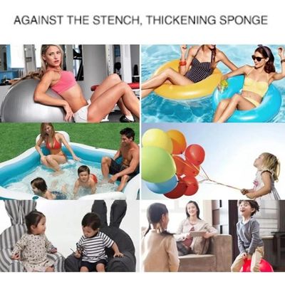 Bomba Inflador Desinflador Pé Mão Manual Encher Boias Piscina Sanfonada Colchão Bola Bote Inflável