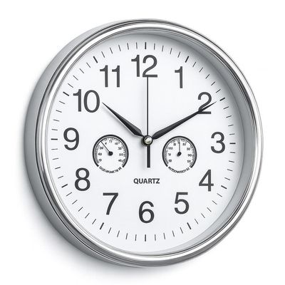 Relogio Decorativo Luxo Prata Sala Cozinha Quarto Escritorio Consultorio Design Moderno E Sofisticado