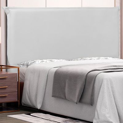 Cabeceira Decorativa King Size 1,95M Trento PU Branco - Gran Belo