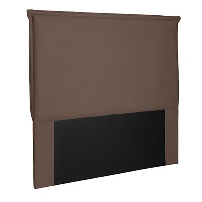 Cabeceira Decorativa Queen Size 1,60M Trento Suede Caramelo - Gran Belo