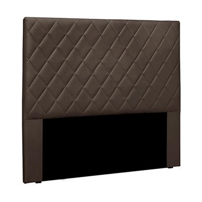 Cabeceira Decorativa King Size 1,95M Tàzio Veludo Marrom - Gran Belo