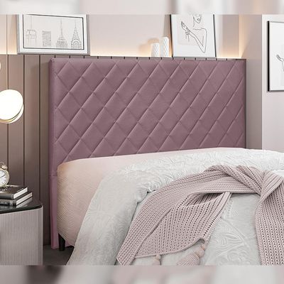 Cabeceira Decorativa Queen Size 1,60M Tàzio Veludo Uva - Gran Belo