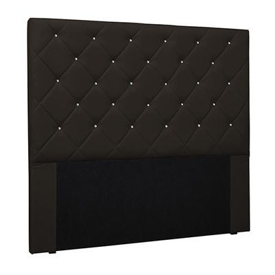 Cabeceira Decorativa Queen Size 1,60M Tàzio PU Marrom - Gran Belo