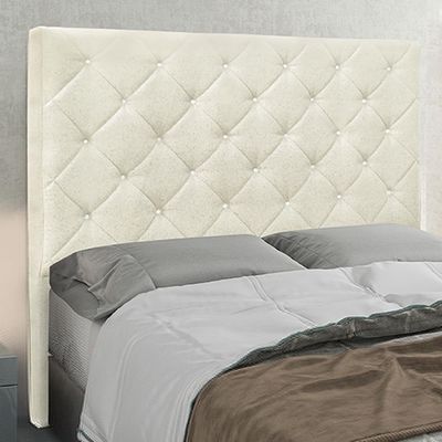 Cabeceira Decorativa King Size 1,95M Tàzio Linho Natural - Gran Belo