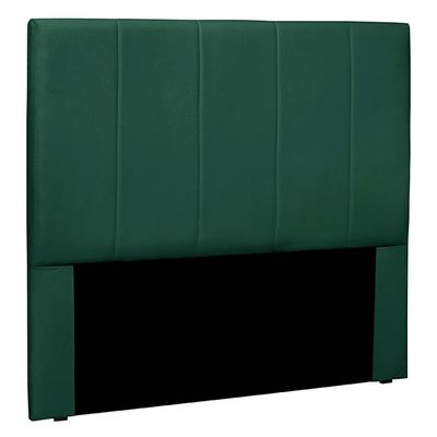 Cabeceira Decorativa Queen Size 1,60M Erza Veludo Verde Floresta - Gran Belo