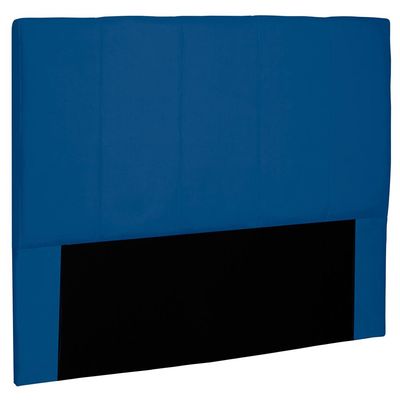 Cabeceira Decorativa Queen Size 1,60M Erza Suede Azul Marinho - Gran Belo