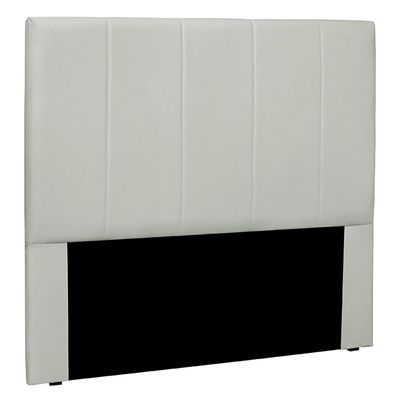 Cabeceira Decorativa Queen Size 1,60M Erza Veludo Prata - Gran Belo