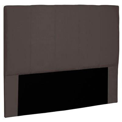 Cabeceira Decorativa Casal 1,40M Erza Suede Café - Gran Belo