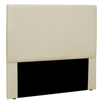 Cabeceira Decorativa Queen Size 1,60M Erza Veludo Bege - Gran Belo
