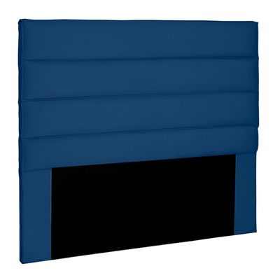 Cabeceira Decorativa 1,40M Guess Suede Azul Marinho - Gran Belo