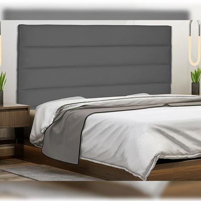 Cabeceira Decorativa 1,40M Guess Suede Cinza - Gran Belo