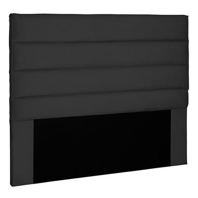 Cabeceira Decorativa 1,40M Guess Suede Preto - Gran Belo