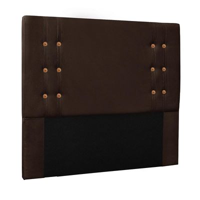 Cabeceira Decorativa Queen Size 1,60M Kors Suede Café - Gran Belo