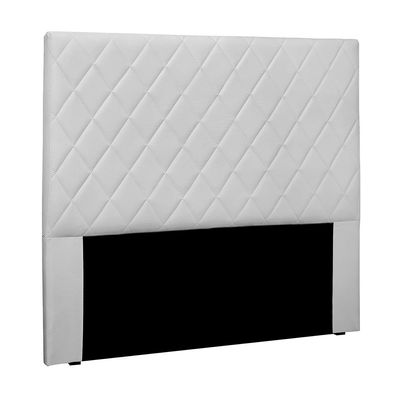 Cabeceira Decorativa Queen Size 1,60M Baelon Pu Branco - Gran Belo