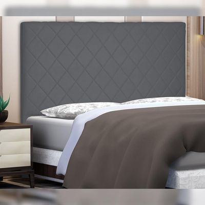 Cabeceira Decorativa King Size 1,95M Baelon Suede Cinza - Gran Belo