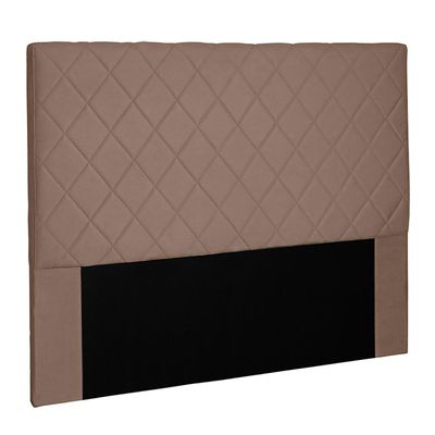 Cabeceira Decorativa Queen Size 1,60M Baelon Suede Caramelo - Gran Belo