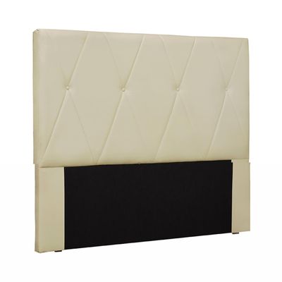 Cabeceira Decorativa King Size 1,95M Yves Veludo Bege - Gran Belo