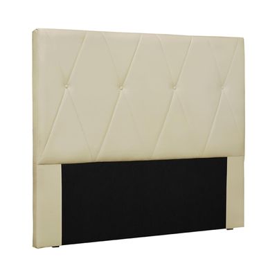 Cabeceira Decorativa Queen Size 1,60M Yves Veludo Bege - Gran Belo