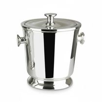 Balde Térmico para Gelo Saint James 2,8L, Banho de Prata, Padrão Superior, Luxo para Bar e Mesa