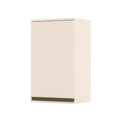 Armário Aéreo 40 cm em MDF Henn Connect, 1 Porta - C52 Duna/Cristal