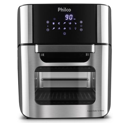 Fritadeira Air Fryer Oven Philco Pfr2250v 4 Em 1 12l 1800w Voltagem:220V;Cor:Preto VOLTAGEM:220V