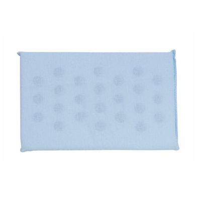 Travesseiro Bebê Espuma Liso Azul Com Furos Papi