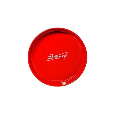 Bandeja em Aluminio com Base de Silicone Antiderrapante Budweiser - Alumiart Falcão