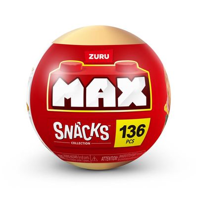 Blocos de Montar Max Premium Snacks - Hambúrguer 136 pçs