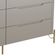 Cômoda Para Quarto Closet Orgânica 6 Gavetas Pés Industrial Dourado Bliss I03 Grigio - Lyam Decor
