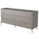 Cômoda Para Quarto Closet Orgânica 6 Gavetas Pés Industrial Dourado Bliss I03 Grigio - Lyam Decor