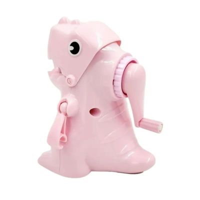 Apontador de Mesa Manual Dinossauro Rosa - KZ229RS - Kaz